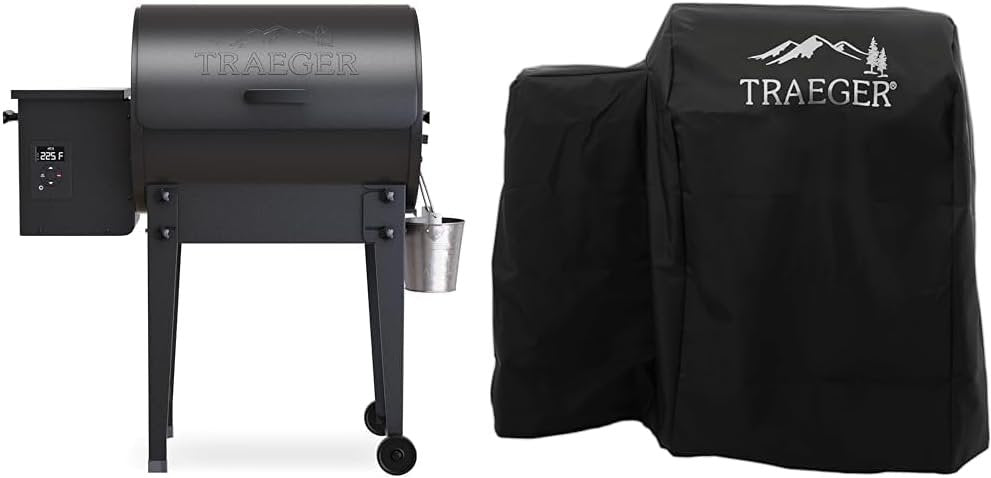 Traeger Grills TFB30KLF Tailgater 20 Portable Electric Wood Pellet Grill and Smoker – Foldable Legs, 6-in-1 Versatility, 300 sq. in. Cooking Space for Tailgating, Camping, and Outdoor BBQ