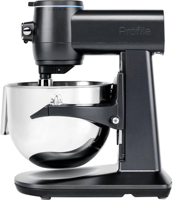 GE Profile - 7 Quart Bowl- Smart Stand Mixer with Auto Sense - Carbon Black
