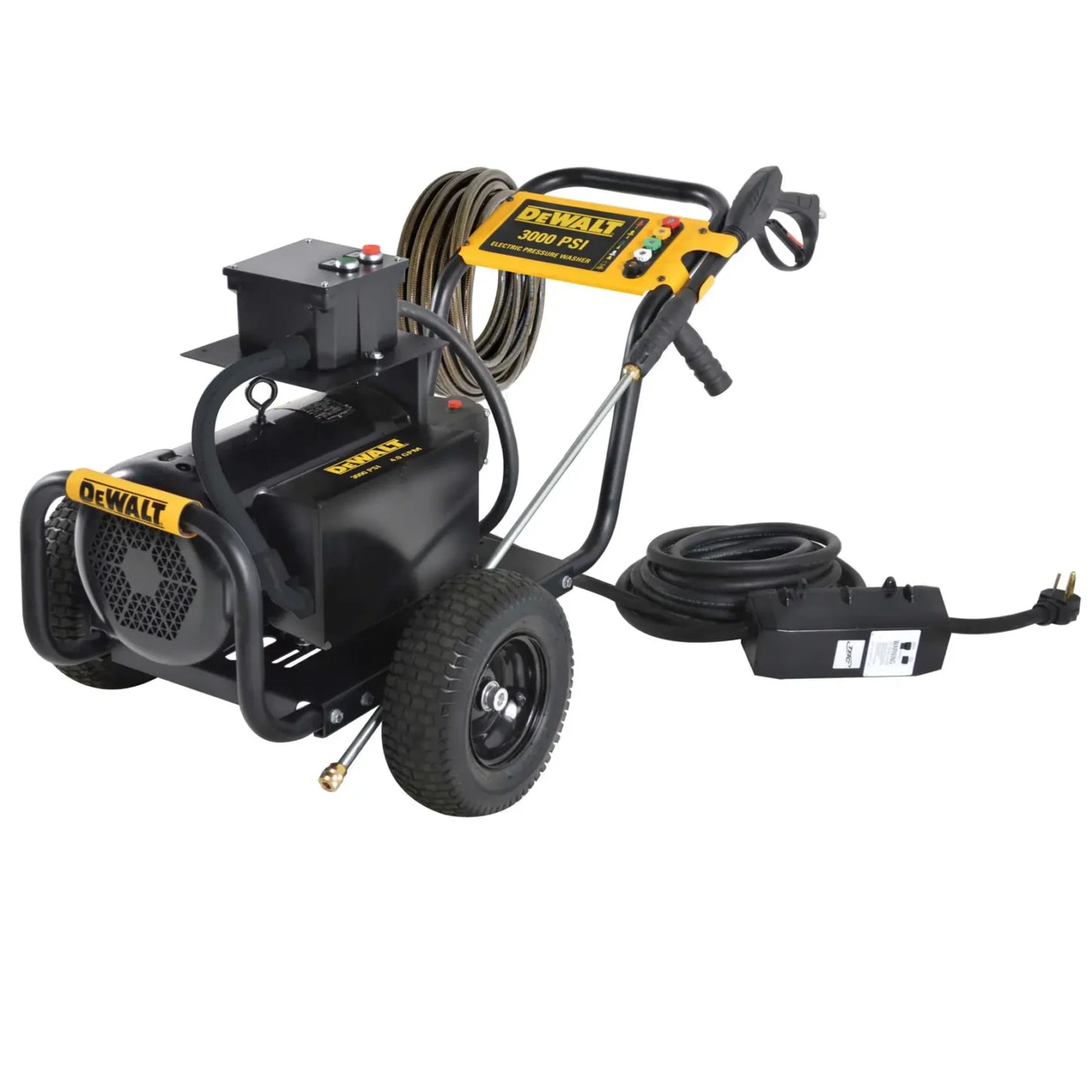 DEWALT DXPW3000E Electric Pressure Washer, 3000 PSI, 4.0 GPM
