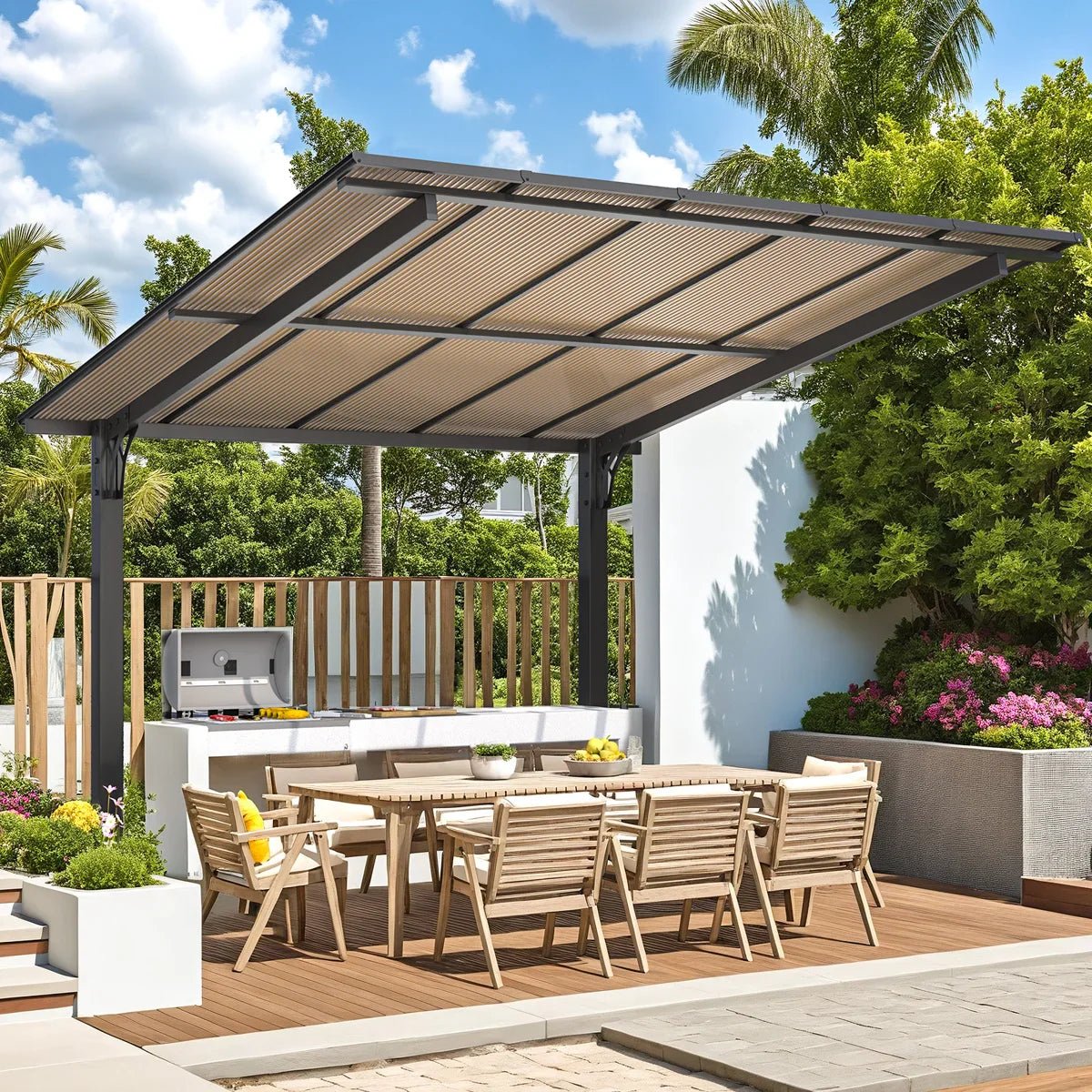 Freestanding Gazebo Outdoor Pergola For Patio