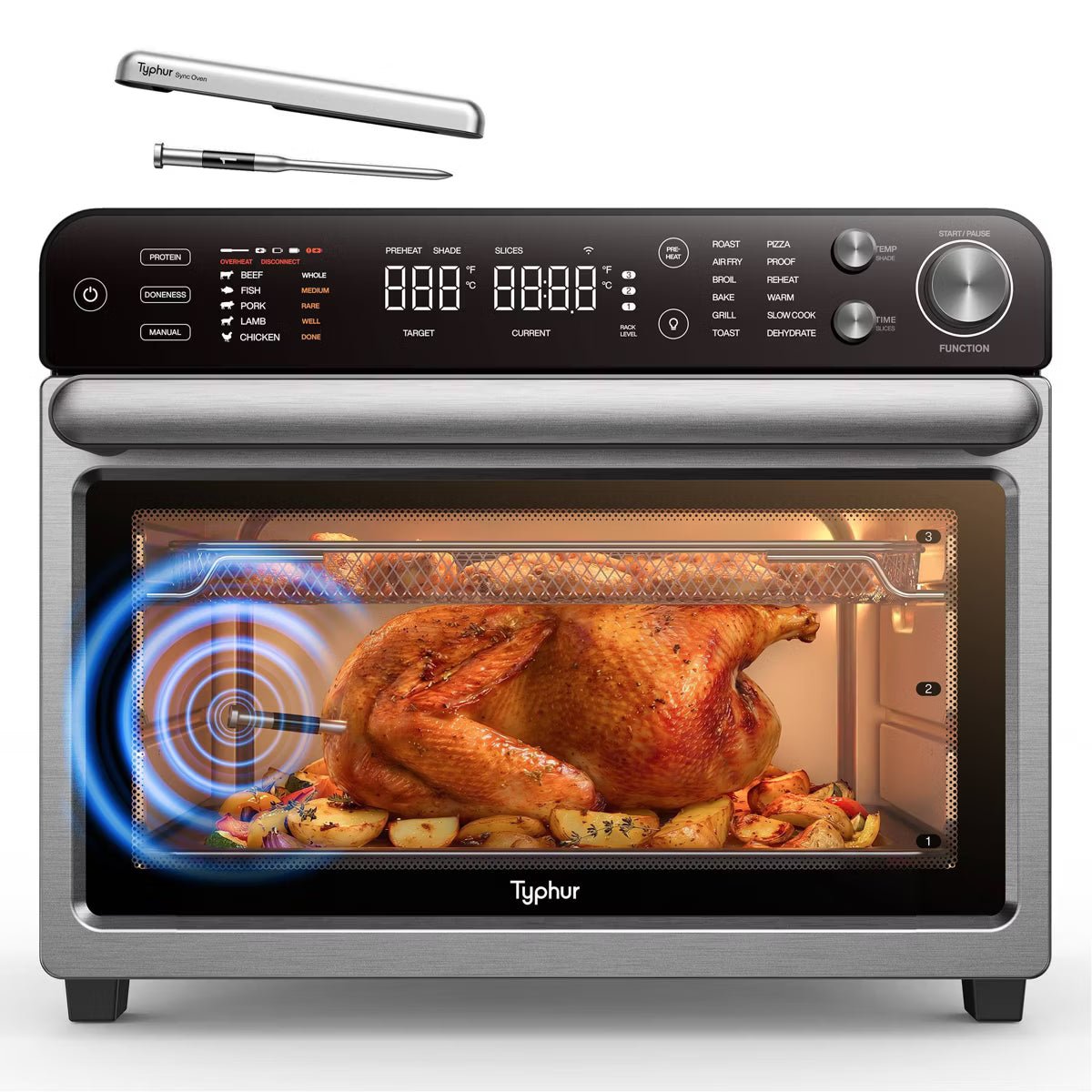Air Fryer Oven with Wireless Probe