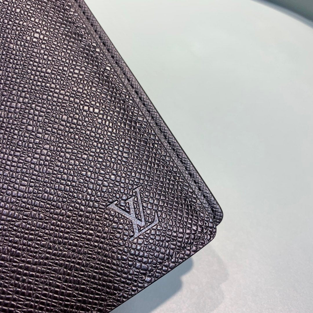 Louis Vuitton Monogram Wallet 10cm Black