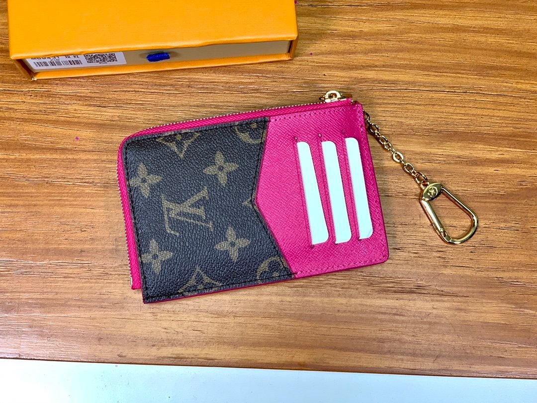 Louis Vuitton Recto Verso Monogram Wallet 13cm Pink