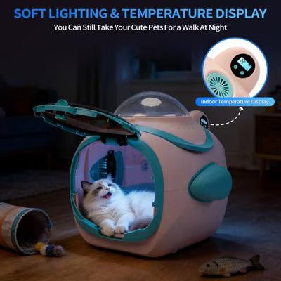Coziwow 3-in-1 Detachable Space Capsule Pet Stroller Travel Carrier Dog & Cat