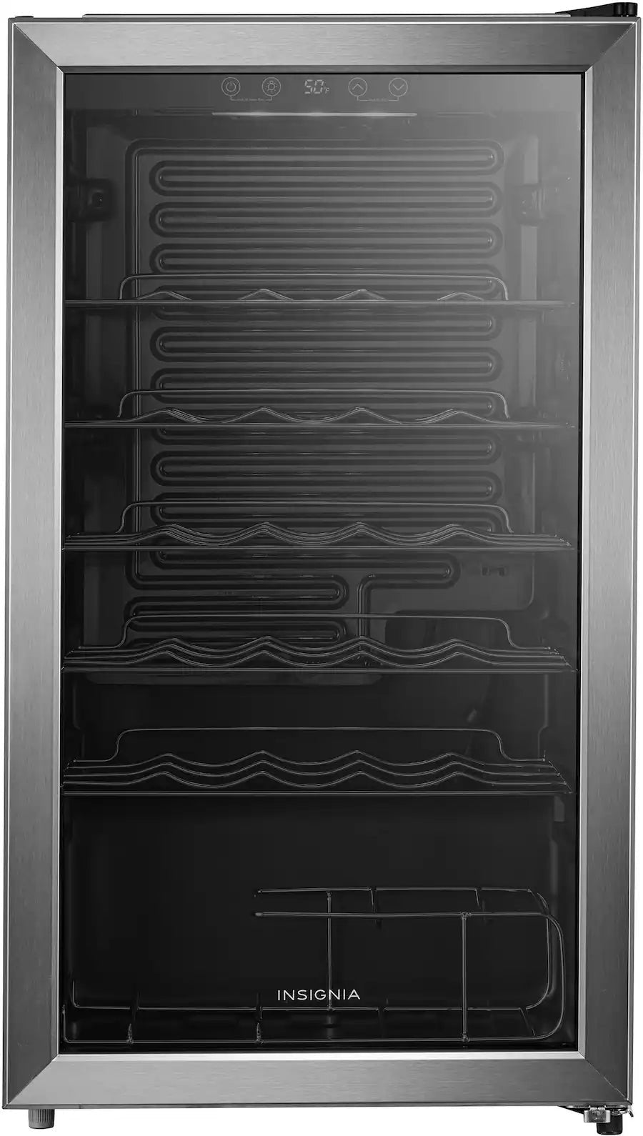 29 Bottle Wine Cooler with ENERGY STAR Certification - Stainless Steel Look