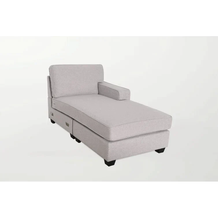 137" Wide Reversible Modular Corner Sectional with Ottoman