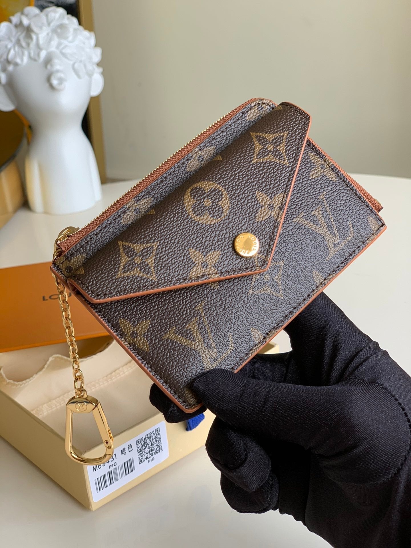 Louis Vuitton Recto Verso Monogram Wallet 13cm Brown