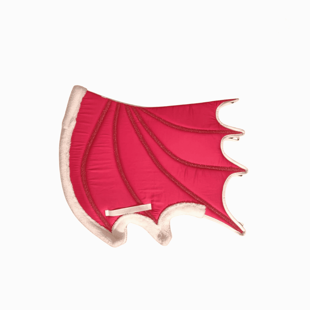 Christmas Dragon Saddle Pad Set with Neck Strap