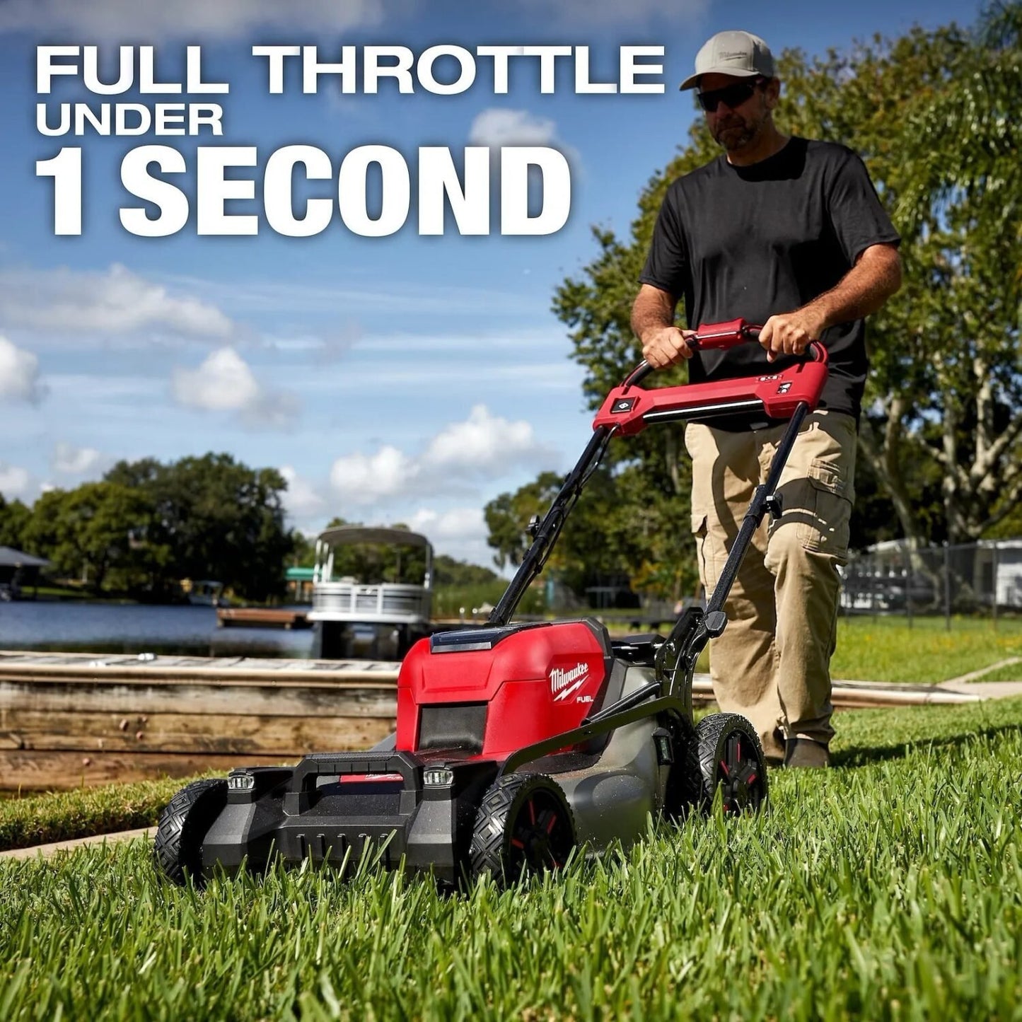 Milwaukee M18 FUEL 2823-22HD Self-Propelled Lawn Mower Kit with Dual Batteries & Charger
