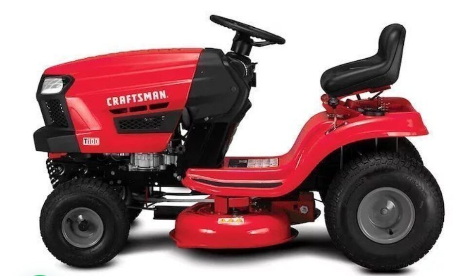CRAFTSMAN T100 36-Inch Riding Mower with 11.5 HP Engine – Compact Lawn Tractor