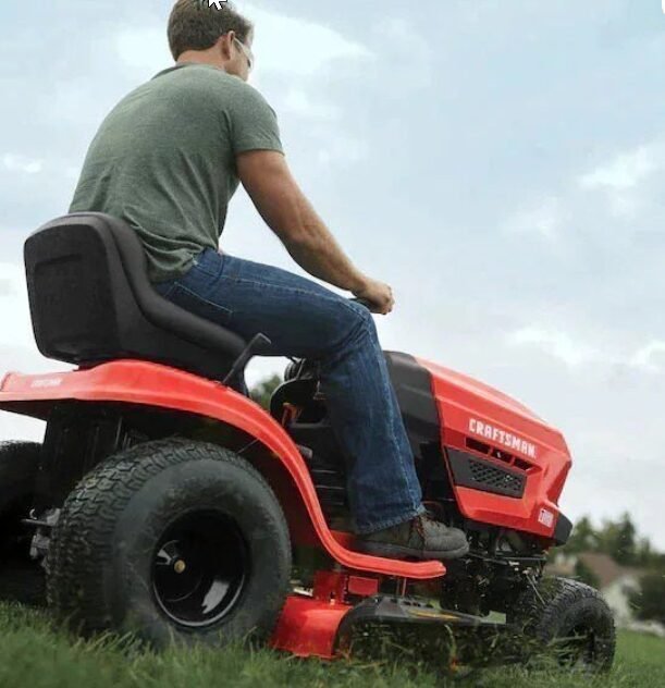 CRAFTSMAN T100 36-Inch Riding Mower with 11.5 HP Engine – Compact Lawn Tractor