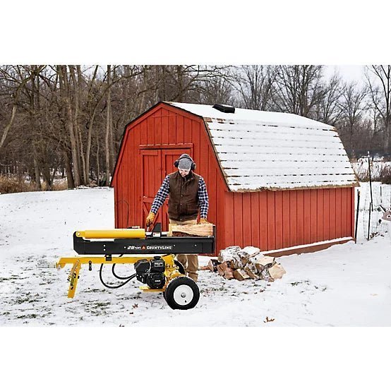 CountyLine 28-Ton Horizontal & Vertical Log Splitter with Kohler 6.5 HP Engine