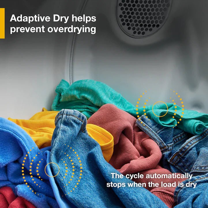 7.0 cu. ft. Gas Dryer with Adaptive Dry - Vented Top Load Matching