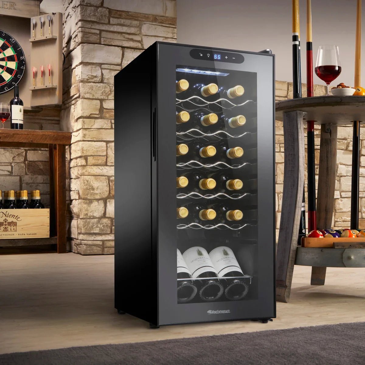 18-Bottle Compressor Wine Cooler