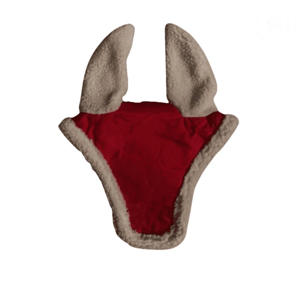 Red Christmas Equestrian Saddle Pad Set
