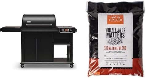 Traeger Woodridge Elite Electric Pellet Grill & Smoker, 970 sq. in., WiFIRE, Side Sear Station