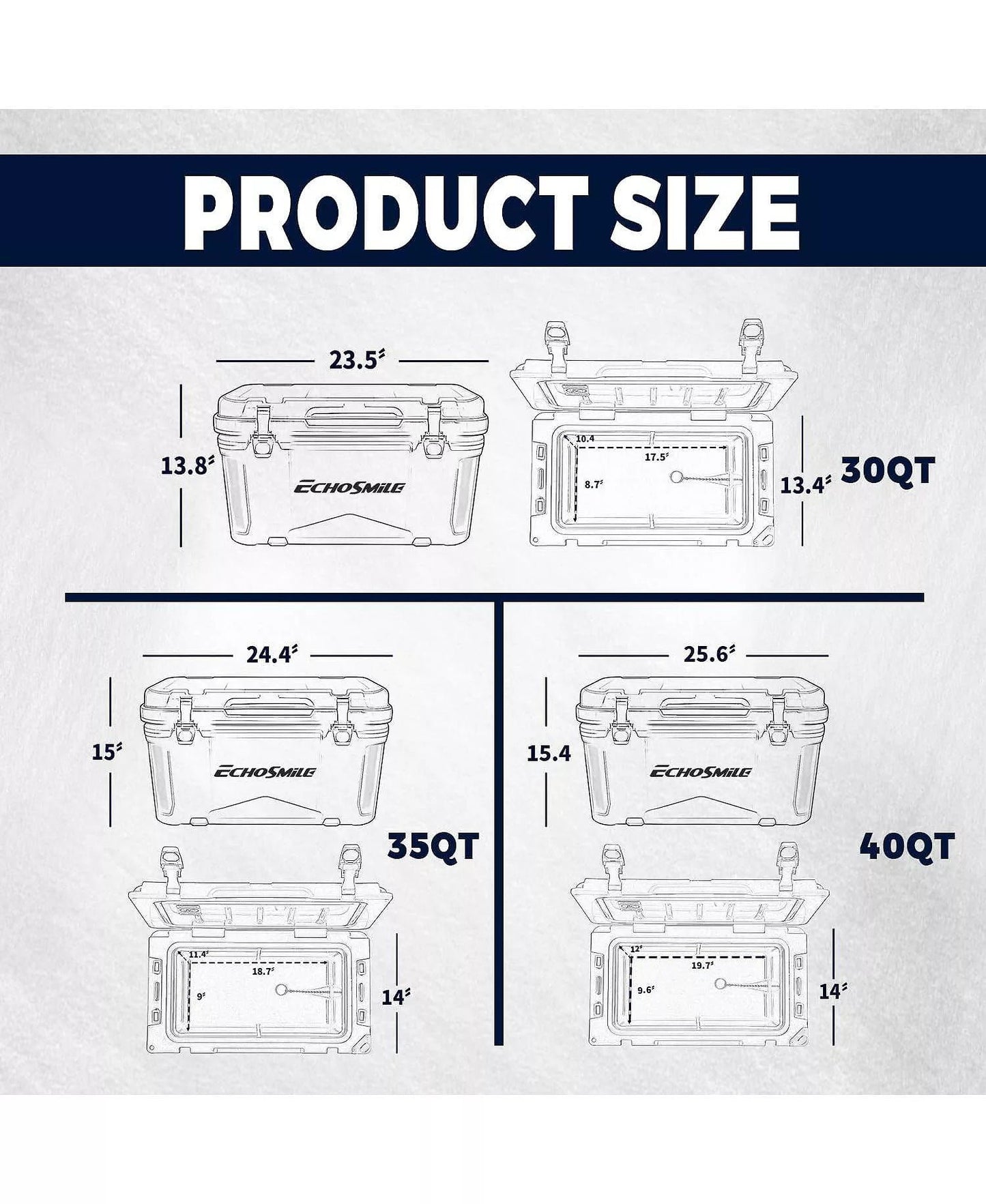 35 Quart Rotomolded Cooler, Built to Stand up to The Rigors of The Journey