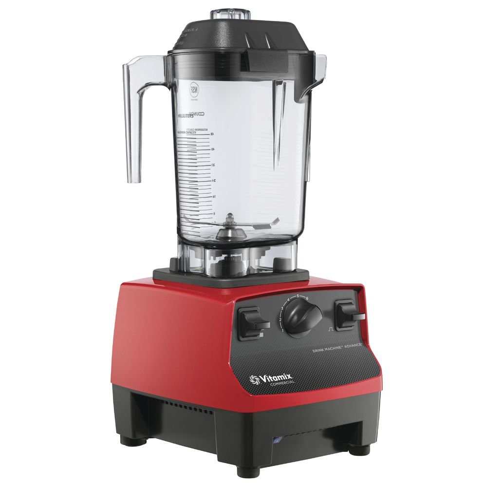 Vitamix 48 oz Drink Machine Advance Blender With Red Base - 8"L x 9"W x 17 11/16"H