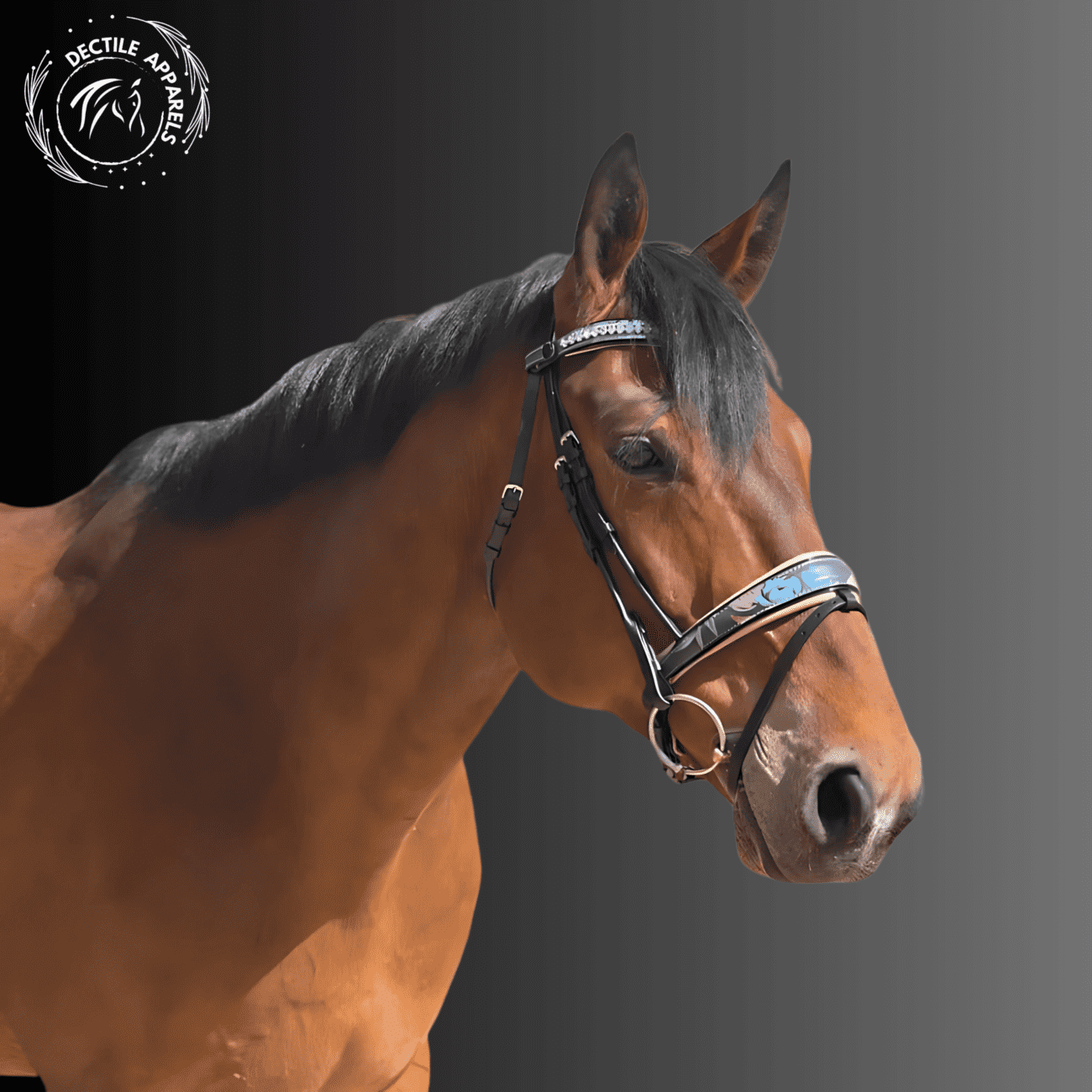 Fleur Snaffle Bridle Cream Padding