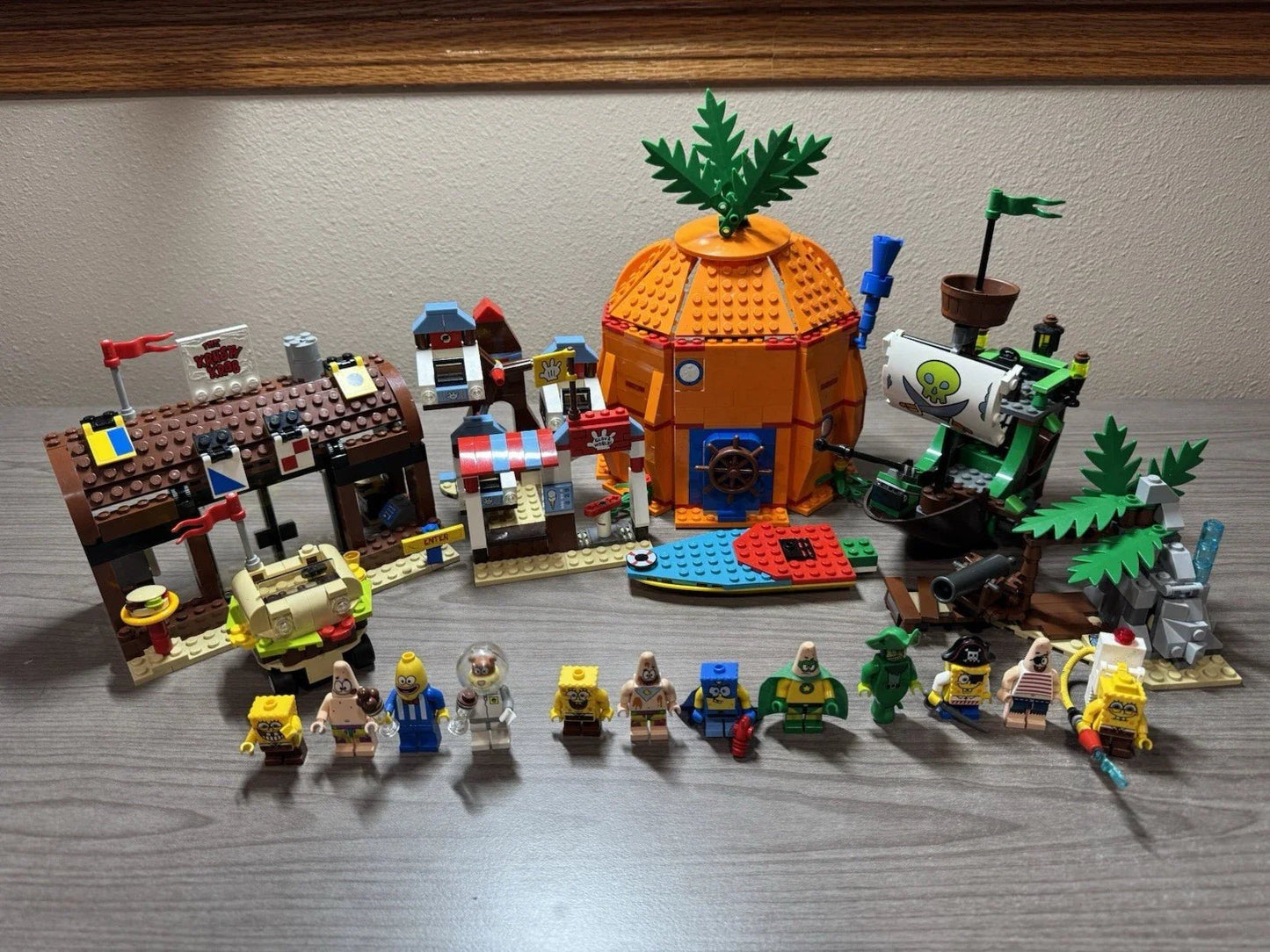 LEGO SpongeBob SquarePants USED LOT 3833 3834 3815 3816 3817 Bikini Bottom