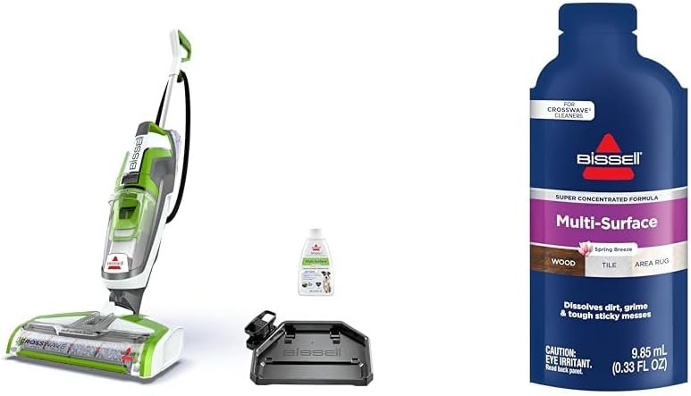 Bissell Crosswave Turbo Vacuum Mop All in One Wet and Dry Vac Combo Hard Floor & Area Rug Cleaner, 3888A
