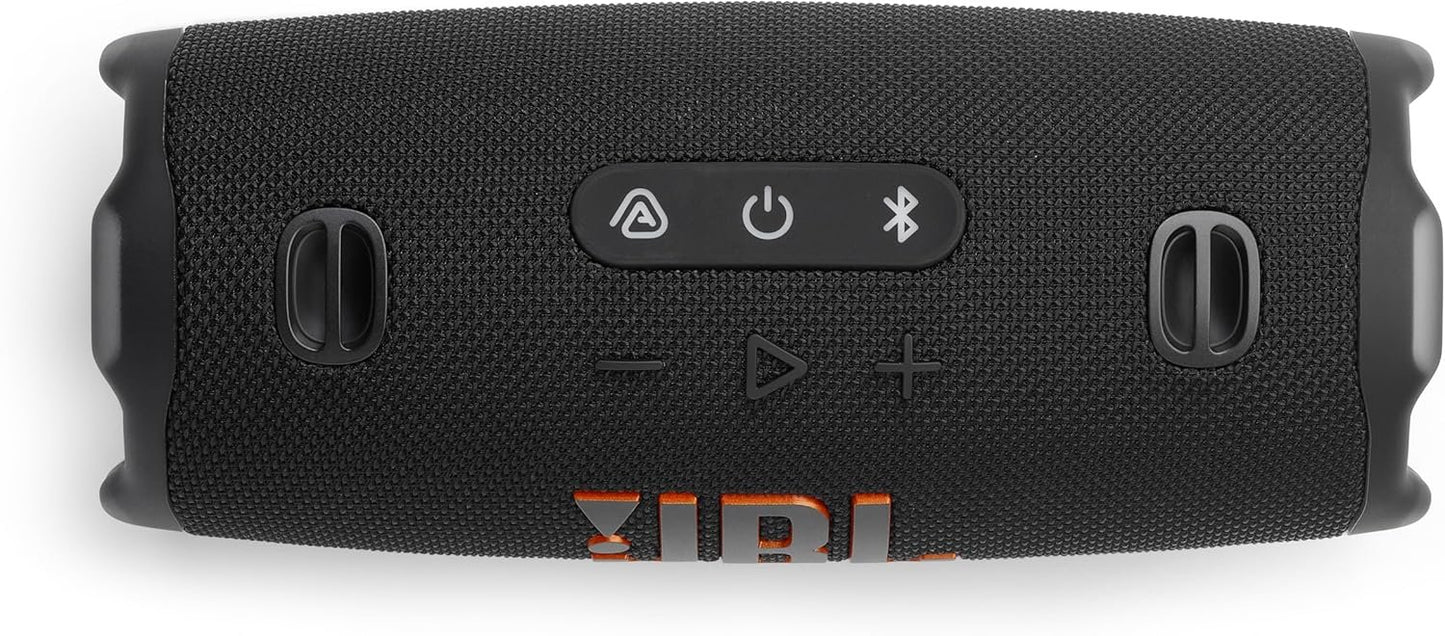 JBL Charge 6 Portable Bluetooth Speaker, Waterproof, Drop-Proof - Black | Long Battery Life Up To 28 Hours, Quick Charging, Built-In Powerbank, Weatherproof For Outdoor, Poolside, And Shower Use