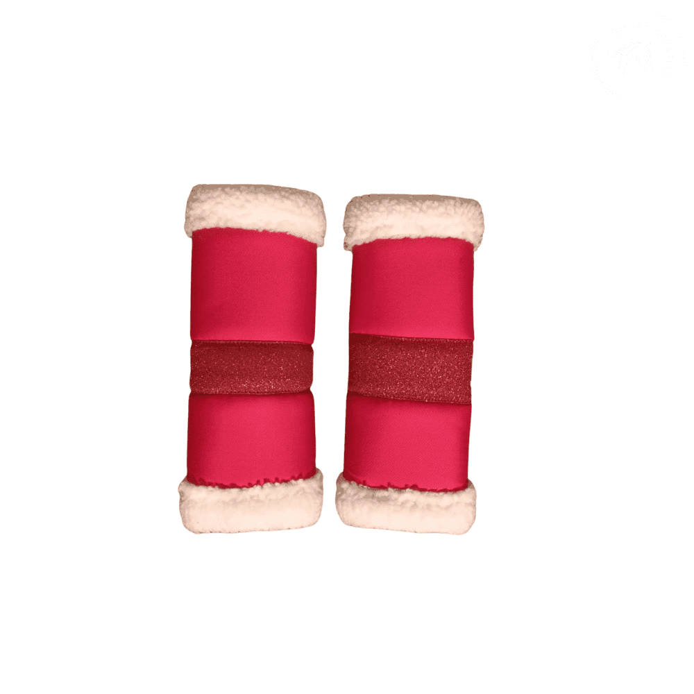 Christmas Dragon Saddle Pad Set with Neck Strap