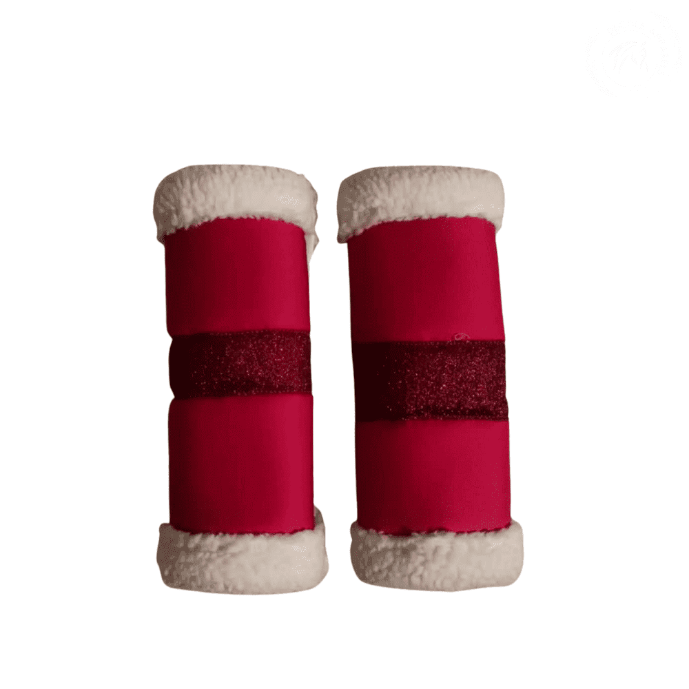 Red Christmas Saddle Pad Set | Equestrian Accessories
