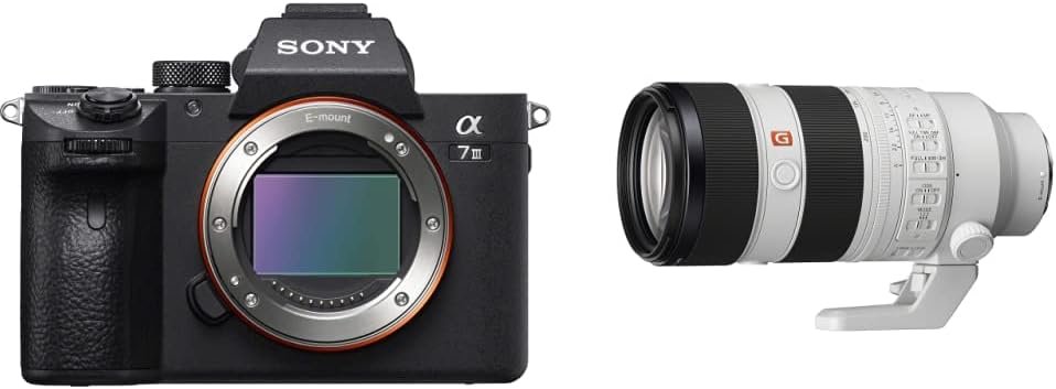 Sony a7 III ILCE7M3/B Full-Frame Mirrorless Interchangeable-Lens Camera with 3-Inch LCD, Body Only,Base Configuration,Black | 24.2MP Full-Frame Exmor R, 4k30p Video, 10 Fps Continuous, 5-Axis In-Body Stabilization, 693 Phase-Detect Af
