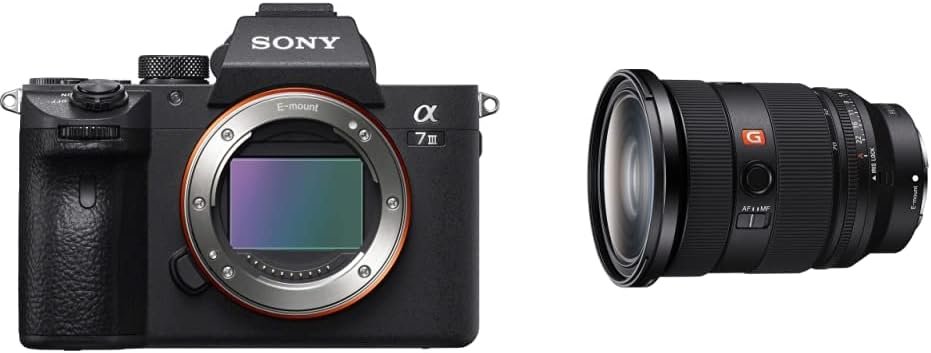 Sony Alpha A7 III 24.2MP Full Frame Mirrorless Camera with 28 70mm (Black) | Fe 28-70mm F3.5-5.6 Oss Kit, 693-Point Af, 5-Axis Ibis, 4k30, 3.0 Tilting LCD