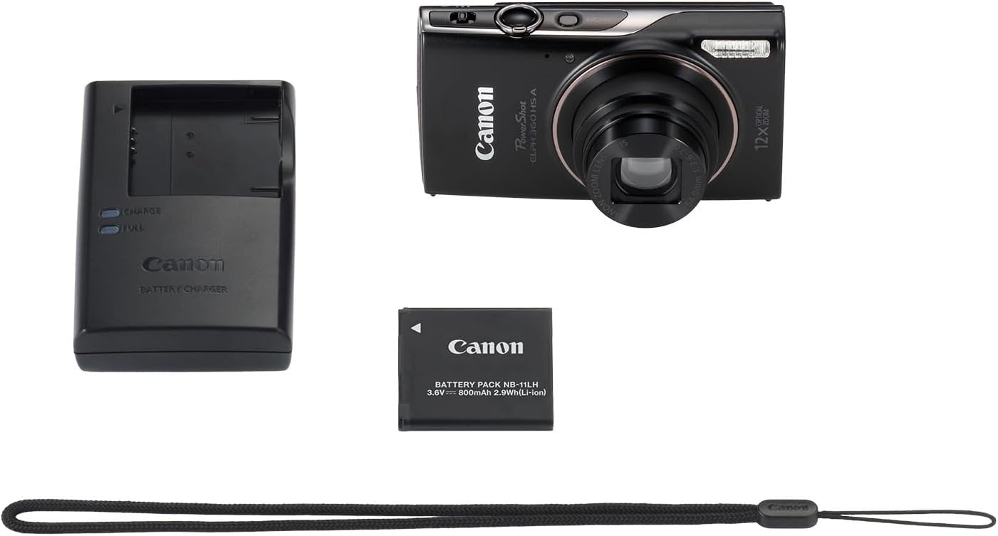 Canon PowerShot ELPH 360 HS A Black