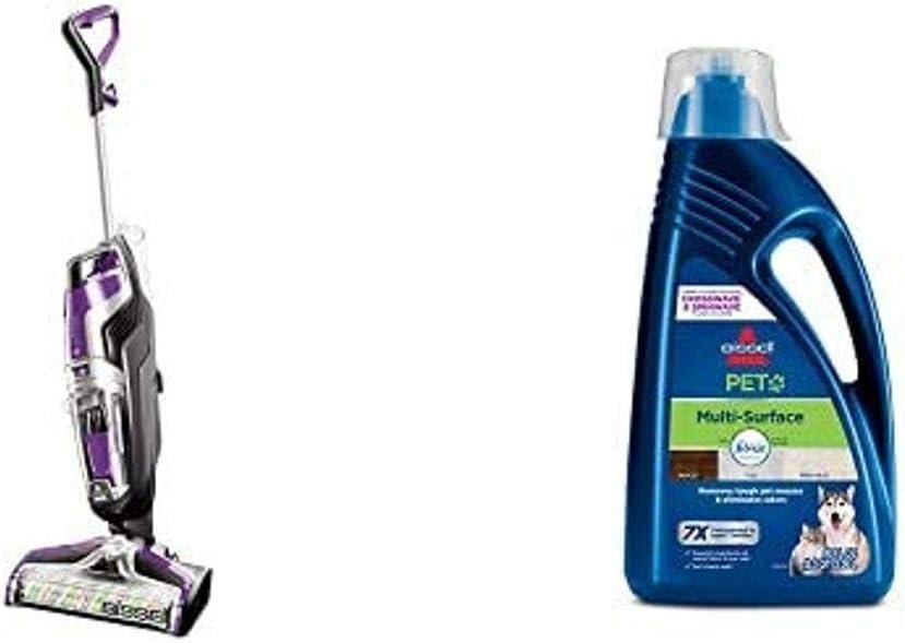 Bissell Crosswave Turbo Vacuum Mop All in One Wet and Dry Vac Combo Hard Floor & Area Rug Cleaner, 3888A