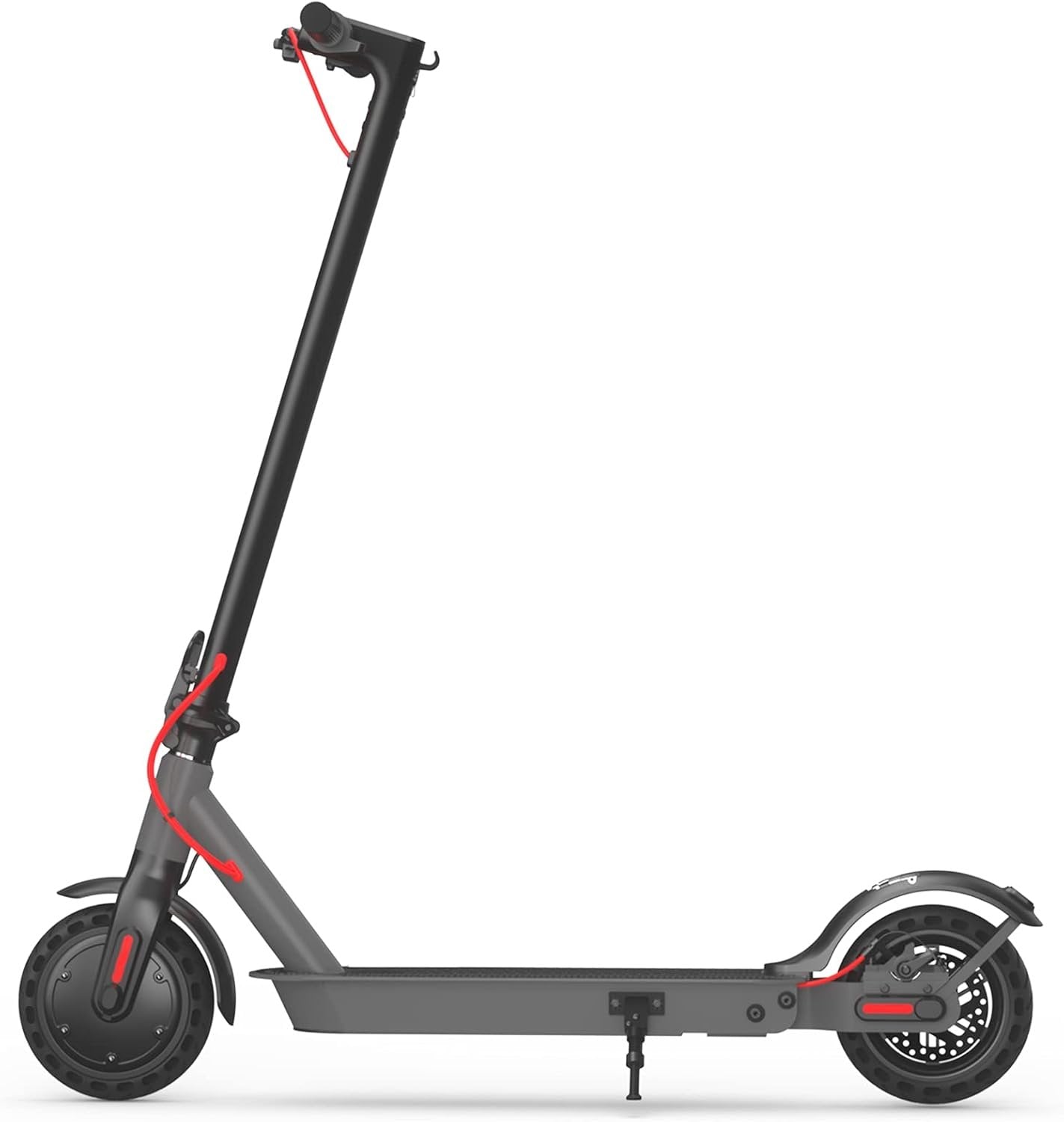 Hiboy S2 Electric Scooter - 8.5" Solid Tires - Up to 17 Miles Long-Range & 19 MPH Portable Folding Commuting Scooter for Adults with Double Braking System and App