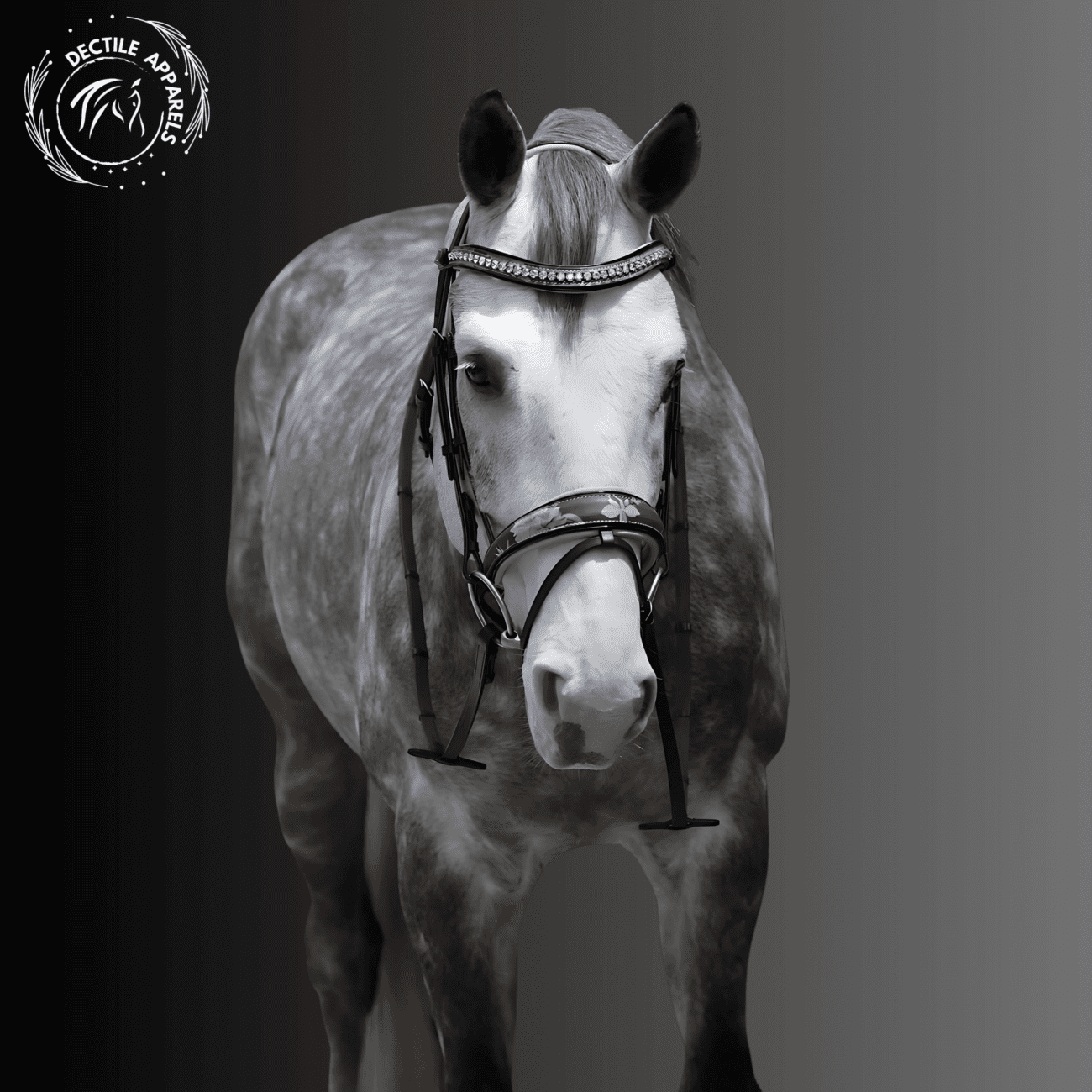 Fleur Snaffle Bridle Cream Padding