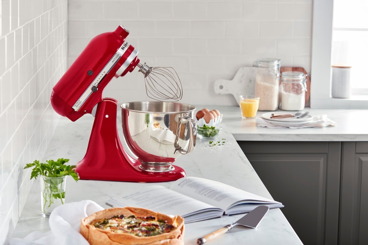 KitchenAid - Artisan Series 5 Quart Tilt-Head Stand Mixer - KSM150PSER - Empire Red