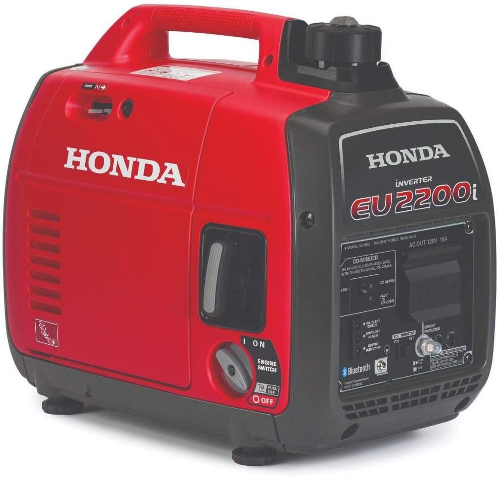 Honda EU2200ITAN 2200W Portable Inverter Generator 120V CO-Minder 49 State Compliant