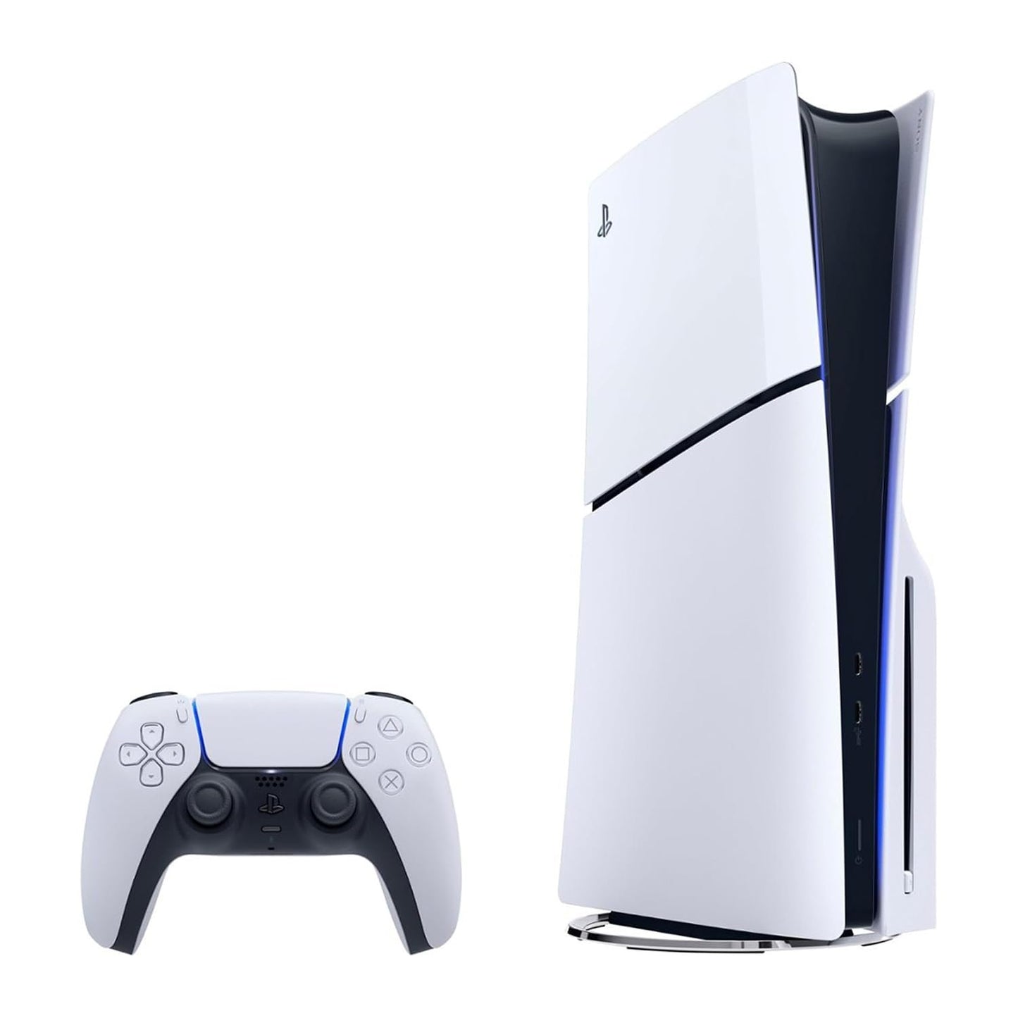 Sony PlayStation 5 Slim Upgraded 3TB Disc Edition Spider-Man 2 Bundle - White, Slim PS5 Upgraded 3TB Ultra Fast SSD Gaming Console Bundle with Wireless Controller and C-Gamers Controller Storage Case