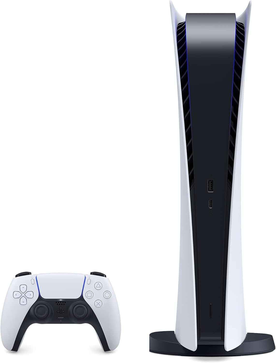 Sony PlayStation 5 PS5 Disc Version Gaming Console, 4K Blu-ray Player, 16GB GDDR6 Memory, Ultra-High Speed 825GB SSD, WiFi 6, Bluetooth 5.1, 120Hz 8K Output