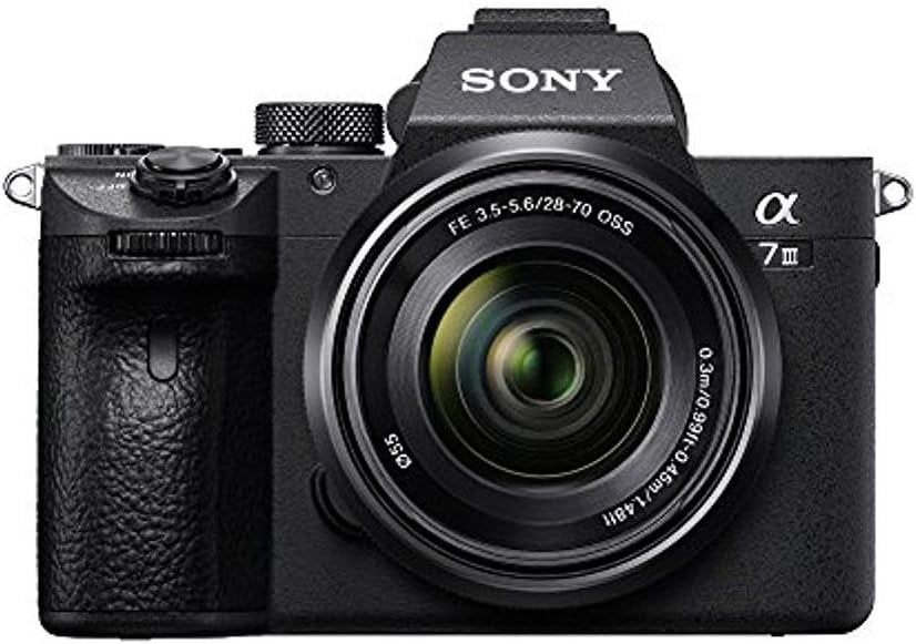 Sony Alpha A7 III 24.2MP Full Frame Mirrorless Camera with 28 70mm (Black) | Fe 28-70mm F3.5-5.6 Oss Kit, 693-Point Af, 5-Axis Ibis, 4k30, 3.0 Tilting LCD
