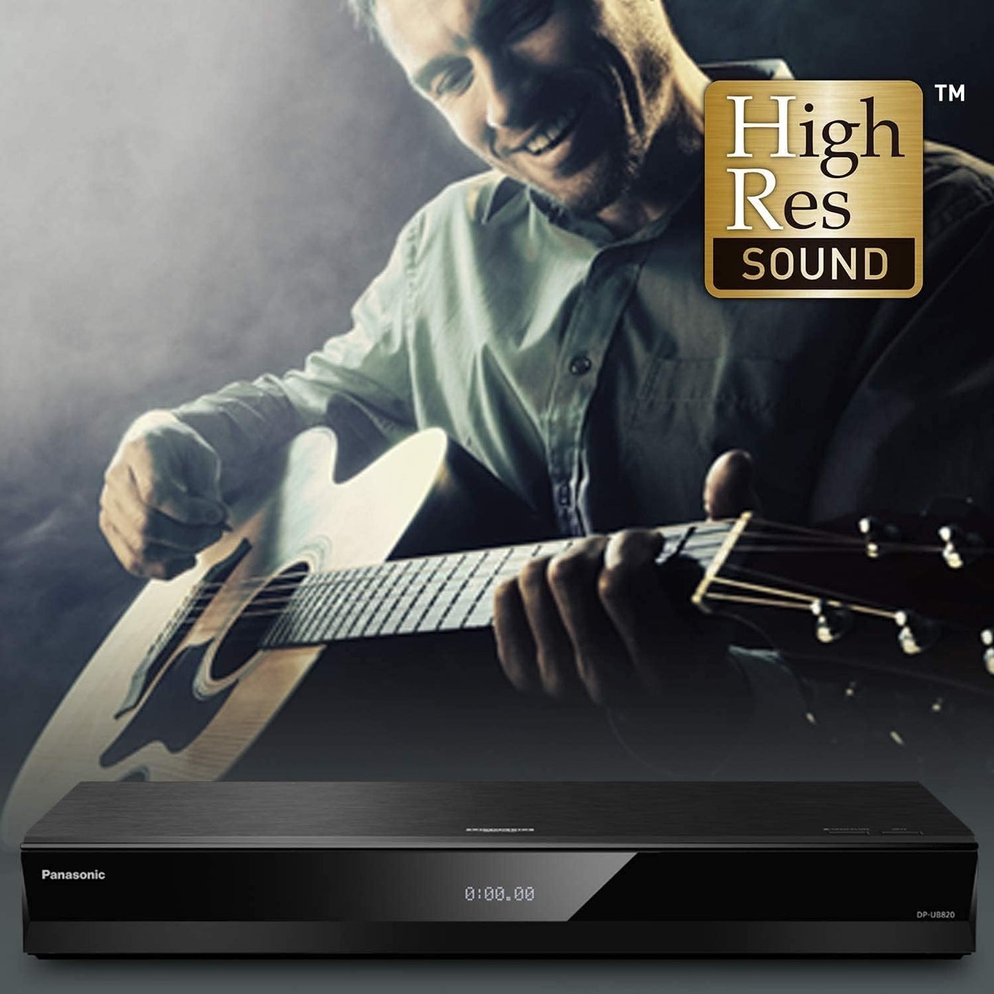 Panasonic Streaming Blu Ray DVD Player, 4K Blu Ray Player with Dolby Vision and HDR10+ Ultra HD Premium Video Playback, Hi-Res Audio, Voice Assist - DP-UB820-K (Black)