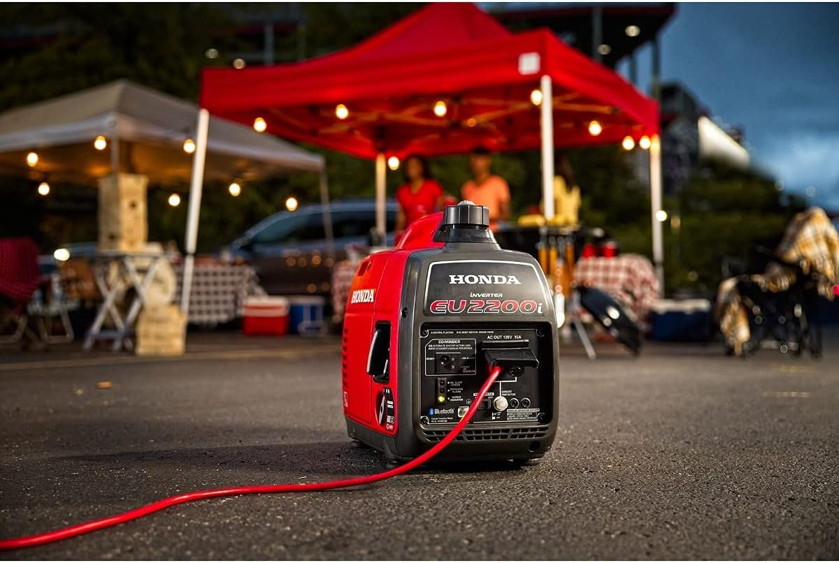 Honda EU2200ITAN 2200W Portable Inverter Generator 120V CO-Minder 49 State Compliant