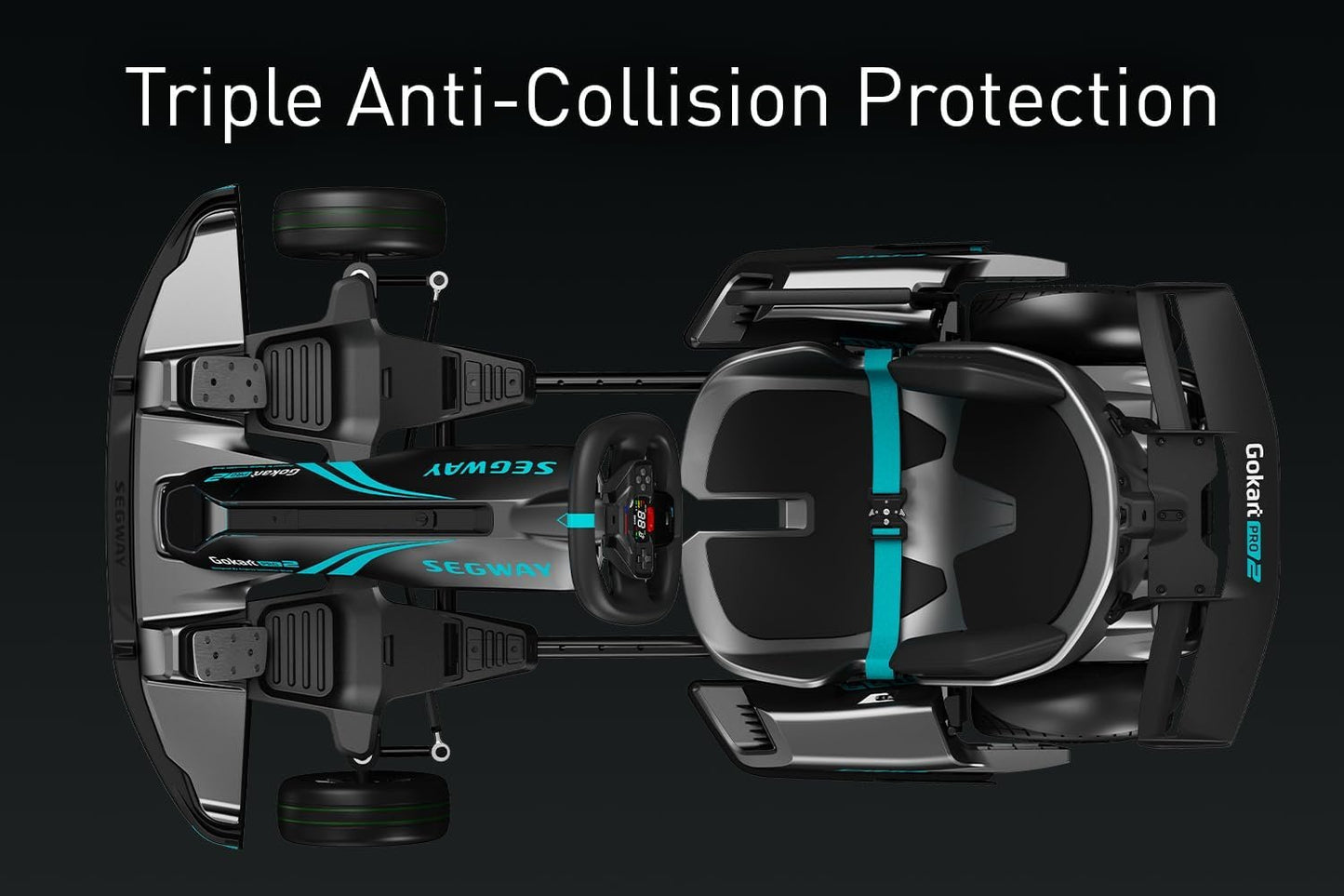 Segway Ninebot Gokart Pro 2 - High-Speed Electric Go Kart for Ages 14+, Drift & Race with Speeds Up to 26.7 mph