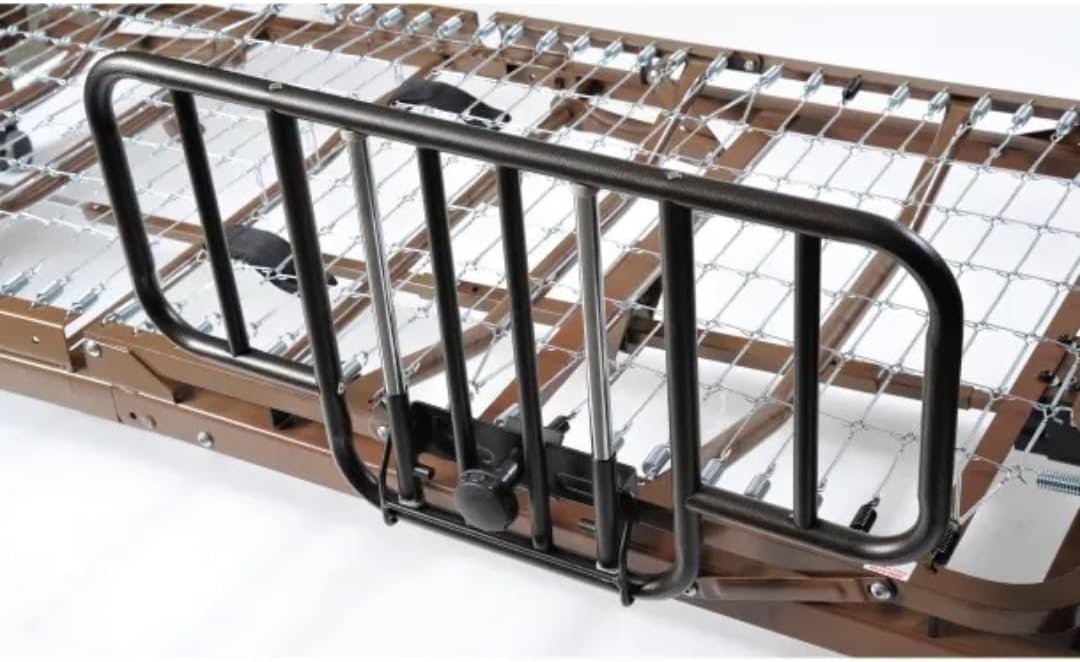 Fully Electric Hospital Bed Set - Foam Mattress, Half Rails Included - Enhanced Comfort, Convenience