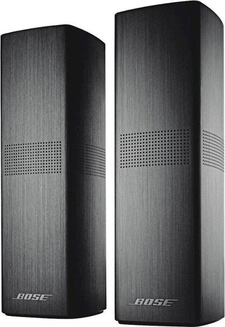 Bose - Surround Speakers 700 120-Watt Wireless Satellite Bookshelf Speakers (Pair) - Black
