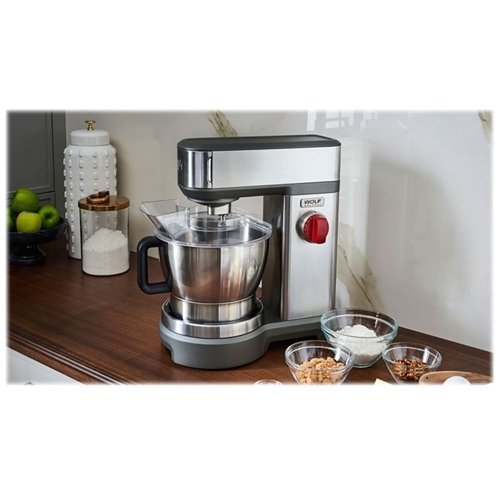 Wolf Gourmet - WGSM100S Stand Mixer - Brushed Stainless Steel