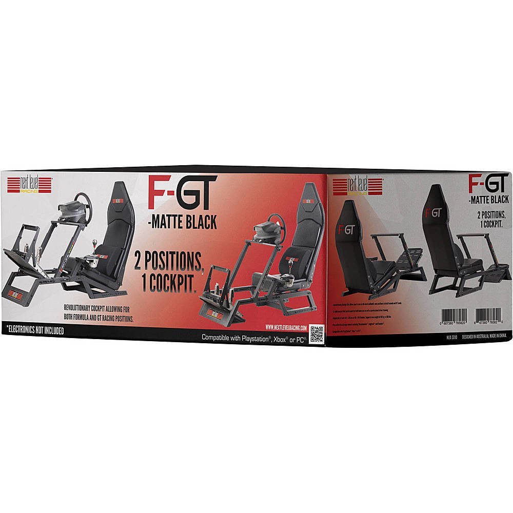 Next Level Racing - F-GT Simulator Cockpit - Black