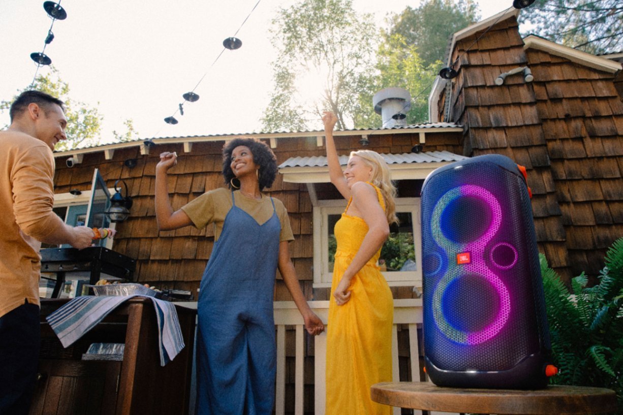 JBL - PartyBox 110 Portable Party Speaker - Black