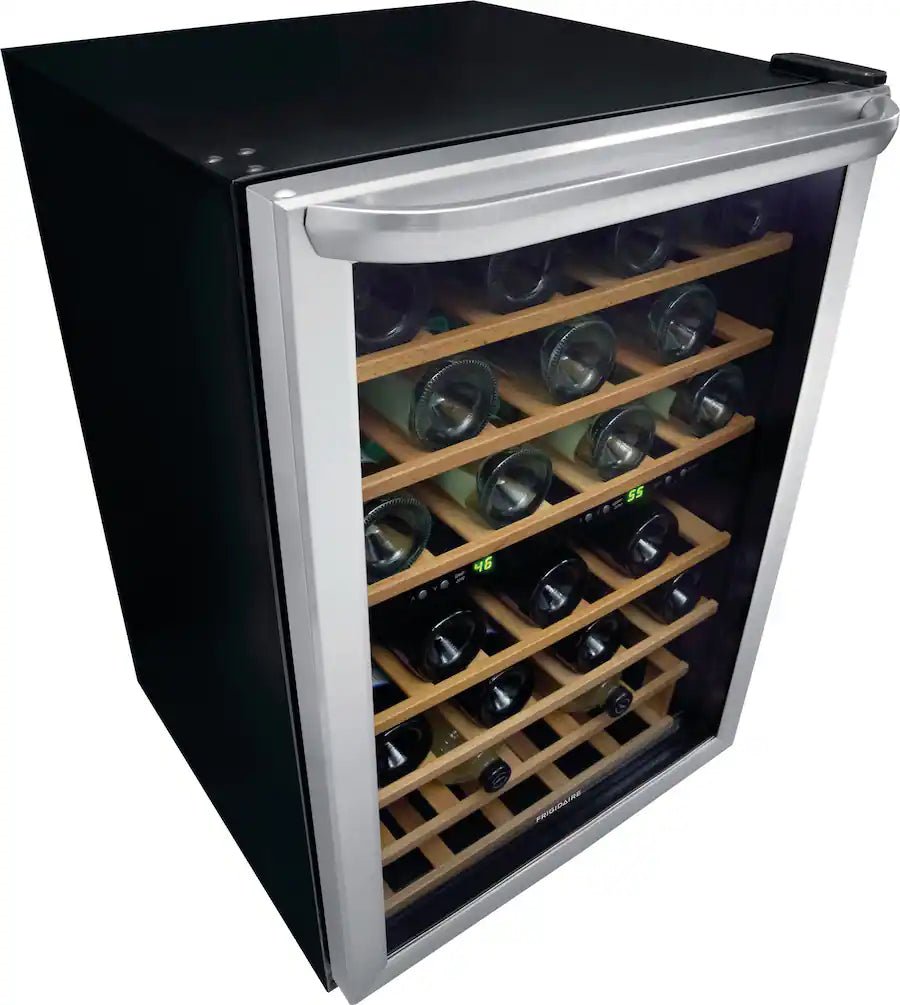 45 Bottle Two-Zone Wine Cooler - Stainless Steel
