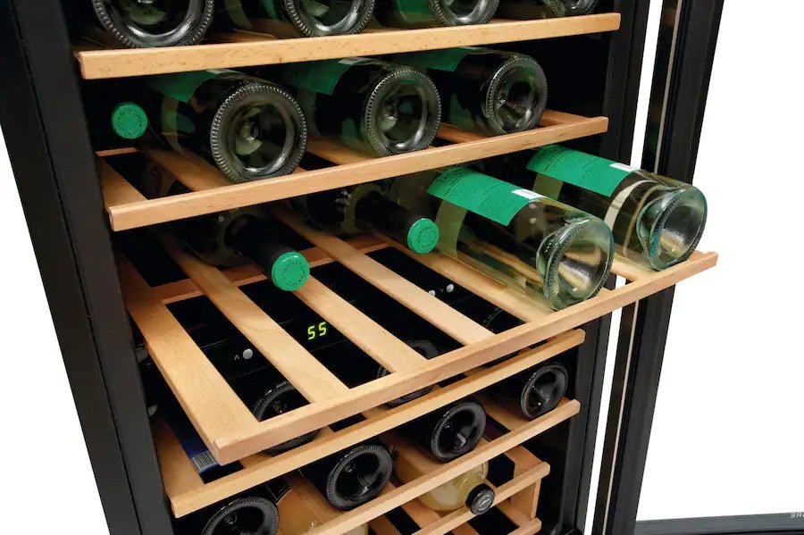 45 Bottle Two-Zone Wine Cooler - Stainless Steel
