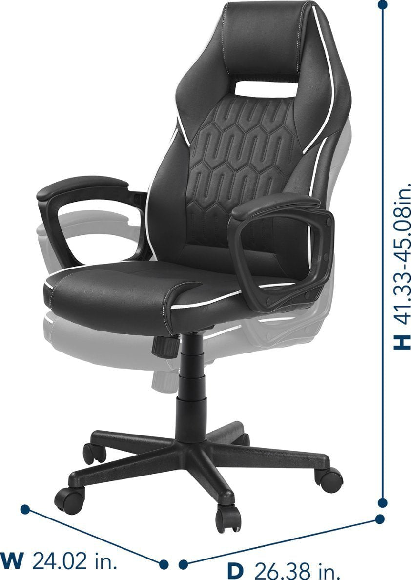 Insignia- Essential PC Gaming Chair - Black